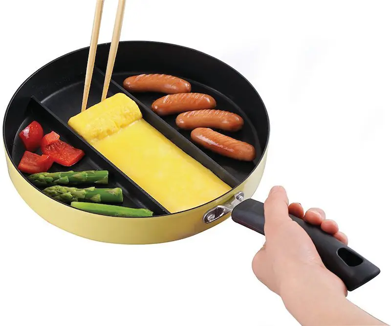 3-Section Non Stick Frying Pan