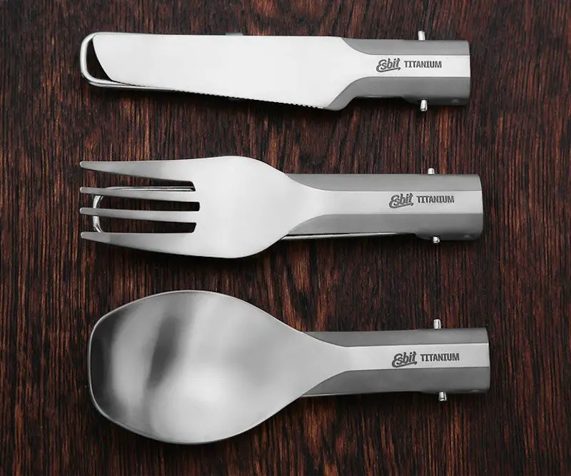 Folding Titanium Cutlery
