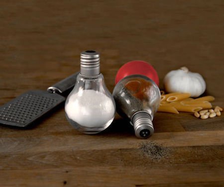 Light Bulb Salt and Pepper Shakers