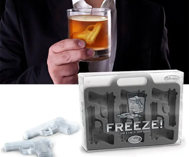 Gun Shaped Ice Cube Tray