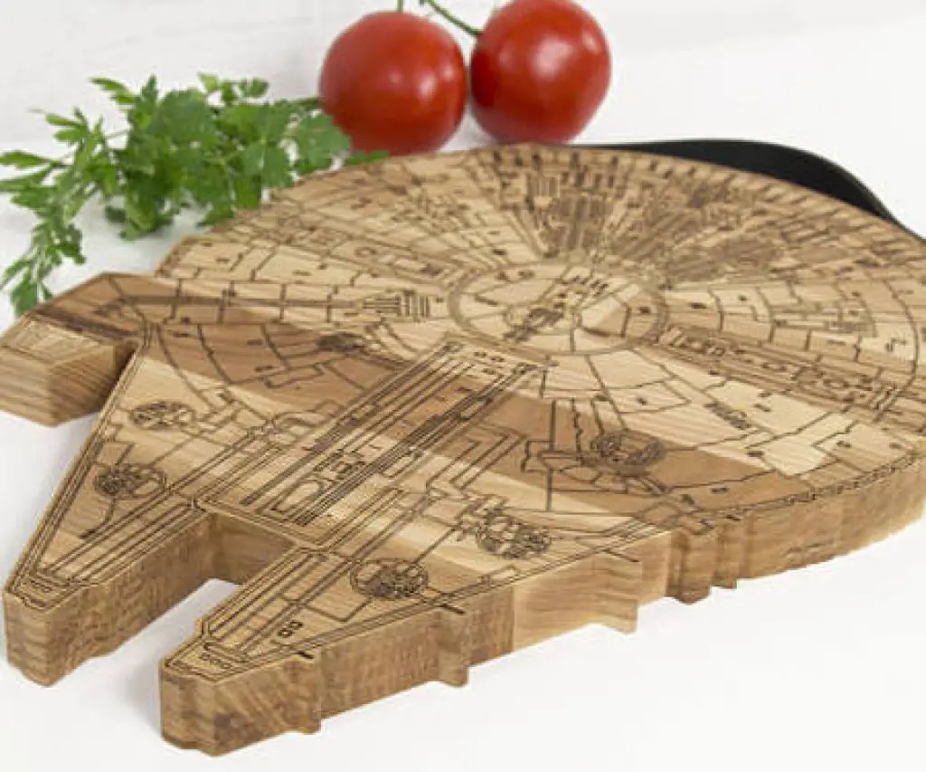 Millennium Falcon Cutting Board