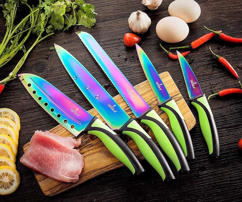 Rainbow Kitchen Knife Set