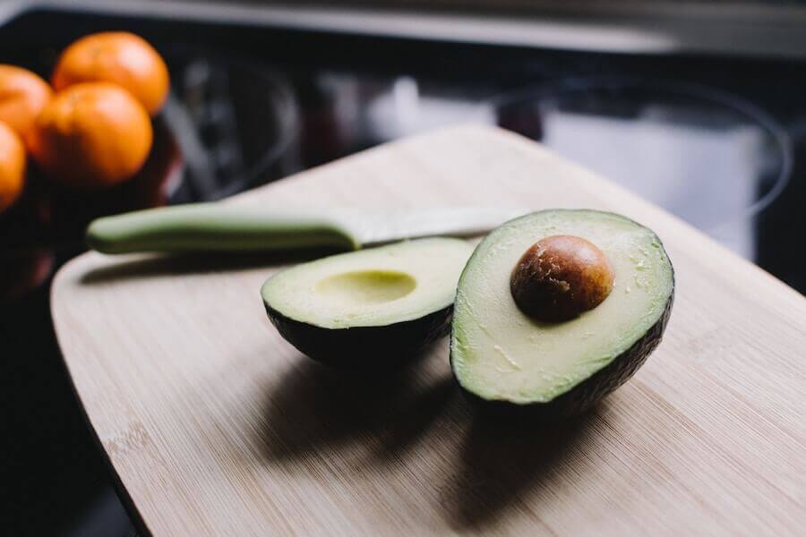 Cut avocado